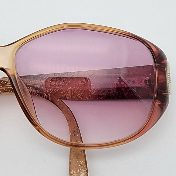 Christian Dior 2491 81 Translucent Gold Tortoise FRAME ONLY Sunglasses w/ Case